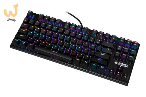 KLAWIATURA I-BOX AURORA K-2R RGB, MECHANICZNA, BLUE SWITCH, GAMING KLAWIATURA I-BOX AURORA K-2R RGB, MECHANICZNA, BLUE SWITCH, GAMING