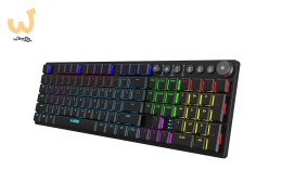 KLAWIATURA I-BOX AURORA K-6 RGB, MECHANICZNA, RED SWITCH, LOW PROFILE GAMING