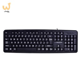Klawiatura Esperanza Florida EK129 (USB 2.0; (US); kolor czarny)