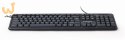 Klawiatura GEMBIRD KB-U-103-RU (USB 2.0; (US); kolor czarny)