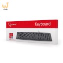 Klawiatura GEMBIRD KB-U-103-RU (USB 2.0; (US); kolor czarny)