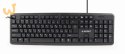 Klawiatura GEMBIRD KB-U-103-RU (USB 2.0; (US); kolor czarny)