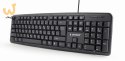 Klawiatura GEMBIRD KB-U-103-RU (USB 2.0; (US); kolor czarny)