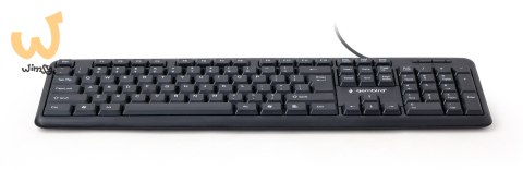 Klawiatura GEMBIRD KB-U-103 (USB 2.0; (US); kolor czarny) Klawiatura GEMBIRD KB-U-103 (USB 2.0; (US); kolor czarny)