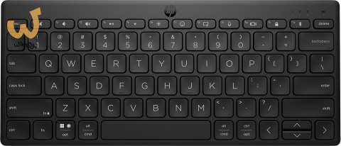 Klawiatura HP 350 Compact Multi-Device Bluetooth Keyboard bezprzewodowa czarna 692S8AA Klawiatura HP 350 Compact Multi-Device Bluetooth Keyboard bezprzewodowa czarna 692S8AA