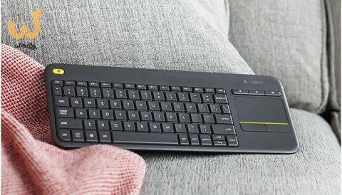 Klawiatura Logitech K400 920-007145 (USB 2.0; kolor czarny Klawiatura Logitech K400 920-007145 (USB 2.0; kolor czarny