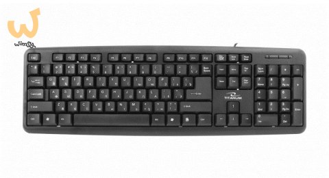 Klawiatura TITANUM TKR101 (USB 2.0; (RU); kolor czarny) Klawiatura TITANUM TKR101 (USB 2.0; (RU); kolor czarny)