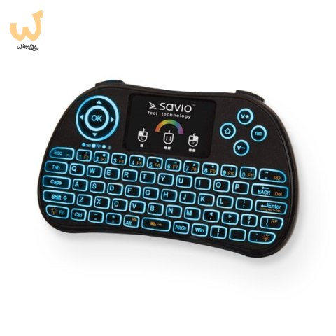 Klawiatura bezprzewodowa SAVIO KW-03 (kolor czarny) Klawiatura bezprzewodowa SAVIO KW-03 (kolor czarny)
