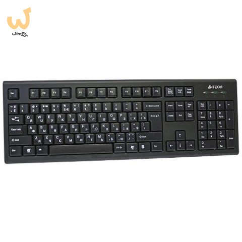 Klawiatura membranowa A4 TECH Kr-85 A4TKLA19739 (USB 2.0; (US); kolor czarny)