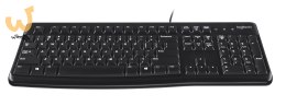 Klawiatura membranowa Logitech K120 920-002479 (USB 2.0; (US); kolor czarny)