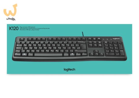 Klawiatura membranowa Logitech K120 920-002479 (USB 2.0; (US); kolor czarny) Klawiatura membranowa Logitech K120 920-002479 (USB 2.0; (US); kolor czarny)