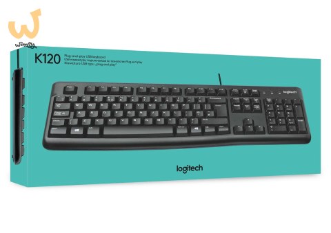 Klawiatura membranowa Logitech K120 920-002479 (USB 2.0; (US); kolor czarny) Klawiatura membranowa Logitech K120 920-002479 (USB 2.0; (US); kolor czarny)