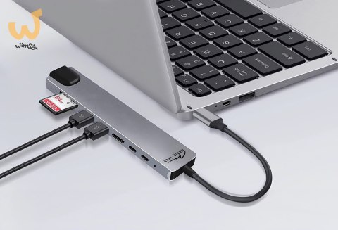 MEDIA-TECH HUB USB 8 IN 1 GIGA LAN HUB MT5046 MEDIA-TECH HUB USB 8 IN 1 GIGA LAN HUB MT5046