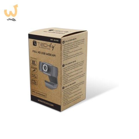 TECHLY KAMERA USB INTERNETOWA FULLHD 1080P Z MIKRO TECHLY KAMERA USB INTERNETOWA FULLHD 1080P Z MIKRO