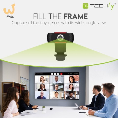TECHLY KAMERA USB INTERNETOWA FULLHD 1080P Z MIKRO TECHLY KAMERA USB INTERNETOWA FULLHD 1080P Z MIKRO