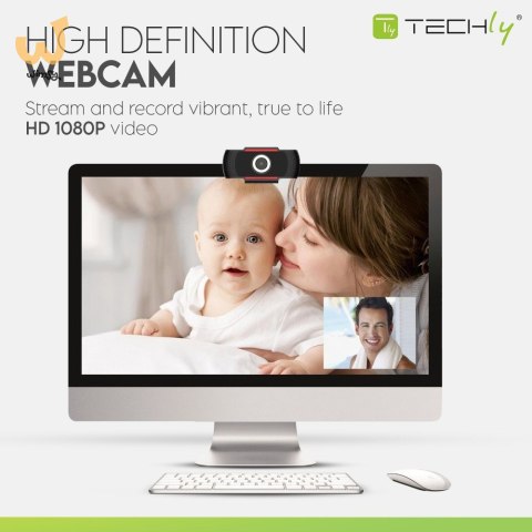 TECHLY KAMERA USB INTERNETOWA FULLHD 1080P Z MIKRO TECHLY KAMERA USB INTERNETOWA FULLHD 1080P Z MIKRO