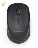 GEMBIRD MYSZ MUSW-4B-05 OPTYCZNA 1600 DPI USB BEZPRZEWODOWA, NANO ODBIORNIK, CZARNA