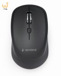 GEMBIRD MYSZ MUSW-4B-05 OPTYCZNA 1600 DPI USB BEZPRZEWODOWA, NANO ODBIORNIK, CZARNA