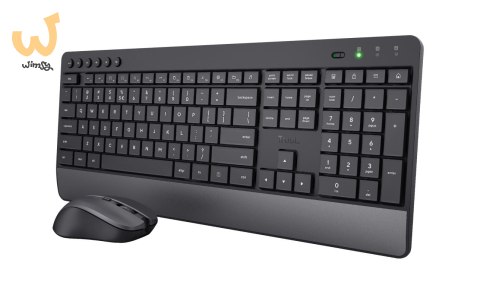 Klawiatura i mysz TRUST TREZO WIRELESS DESKSET ECO US Klawiatura i mysz TRUST TREZO WIRELESS DESKSET ECO US
