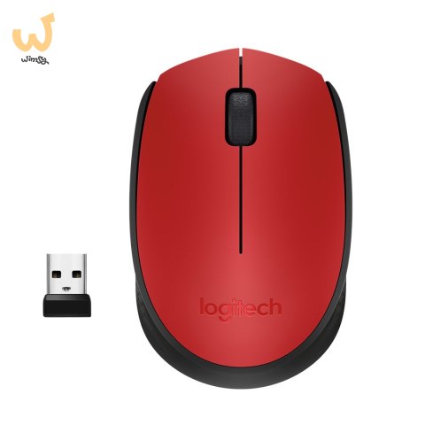 Mysz Logitech M171 910-004641 (optyczna; 1000 DPI; kolor czerwony) Mysz Logitech M171 910-004641 (optyczna; 1000 DPI; kolor czerwony)