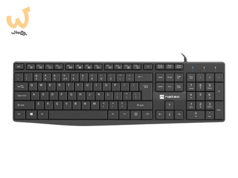 NATEC KLAWIATURA NAUTILUS US SLIM CZARNA NKL-1950