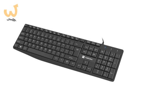 NATEC KLAWIATURA NAUTILUS US SLIM CZARNA NKL-1950 NATEC KLAWIATURA NAUTILUS US SLIM CZARNA NKL-1950