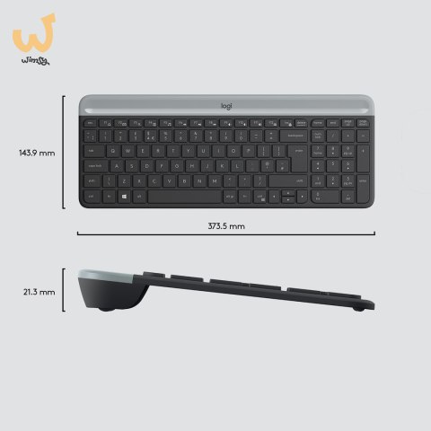 Wireless Keyboard and Mouse Combo MK470 GRAPHITE Wireless Keyboard and Mouse Combo MK470 GRAPHITE