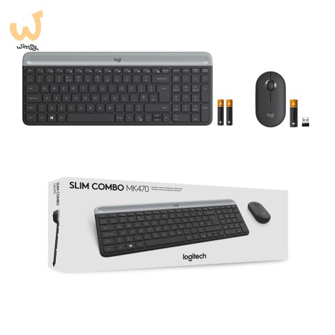 Wireless Keyboard and Mouse Combo MK470 GRAPHITE Wireless Keyboard and Mouse Combo MK470 GRAPHITE