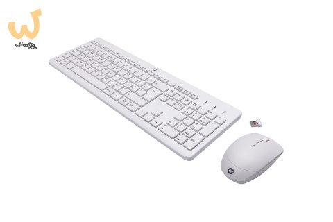 Zestaw klawiatura + mysz HP 230 Wireless Mouse and Keyboard Combo bezprzewodowe białe 3L1F0AA Zestaw klawiatura + mysz HP 230 Wireless Mouse and Keyboard Combo bezprzewodowe białe 3L1F0AA
