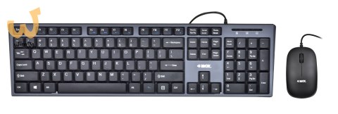 Zestaw klawiatura + mysz IBOX IKMS606 (USB 2.0; (US); kolor czarny; optyczna; 800 DPI) Zestaw klawiatura + mysz IBOX IKMS606 (USB 2.0; (US); kolor czarny; optyczna; 800 DPI)