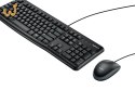 Zestaw klawiatura + mysz Logitech MK120 920-002562 (membranowa; USB 2.0; (US); kolor czarny; optyczna; 1000 DPI)