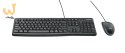 Zestaw klawiatura + mysz Logitech MK120 920-002562 (membranowa; USB 2.0; (US); kolor czarny; optyczna; 1000 DPI)