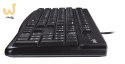 Zestaw klawiatura + mysz Logitech MK120 920-002562 (membranowa; USB 2.0; (US); kolor czarny; optyczna; 1000 DPI)