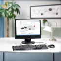Zestaw klawiatura + mysz Logitech MK120 920-002562 (membranowa; USB 2.0; (US); kolor czarny; optyczna; 1000 DPI)