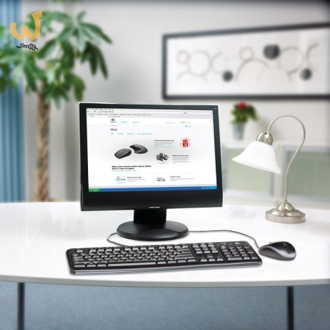 Zestaw klawiatura + mysz Logitech MK120 920-002562 (membranowa; USB 2.0; (US); kolor czarny; optyczna; 1000 DPI) Zestaw klawiatura + mysz Logitech MK120 920-002562 (membranowa; USB 2.0; (US); kolor czarny; optyczna; 1000 DPI)