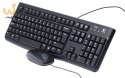 Zestaw klawiatura + mysz membranowa Logitech MK120 920-002563 (USB 2.0; (US); kolor czarny; optyczna)