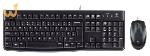 Zestaw klawiatura + mysz membranowa Logitech MK120 920-002563 (USB 2.0; (US); kolor czarny; optyczna) Zestaw klawiatura + mysz membranowa Logitech MK120 920-002563 (USB 2.0; (US); kolor czarny; optyczna)