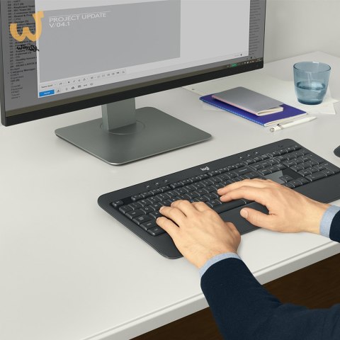 Zestaw klawiatura + mysz membranowa Logitech MK540 920-008685 (USB; kolor czarny; optyczna; 1000 DPI) Zestaw klawiatura + mysz membranowa Logitech MK540 920-008685 (USB; kolor czarny; optyczna; 1000 DPI)