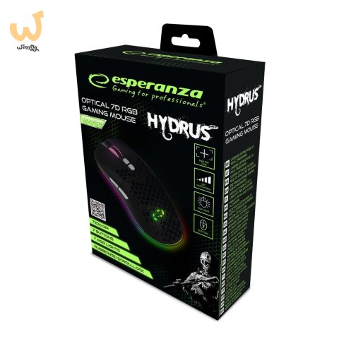 ESPERANZA MYSZ PRZEWODOWA 7D DLA GRACZY HYDRUS EGM702 ESPERANZA MYSZ PRZEWODOWA 7D DLA GRACZY HYDRUS EGM702