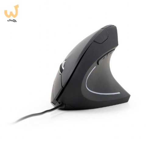 Mysz GEMBIRD MUS-ERGO-01 (optyczna; 3200 DPI; kolor czarny) Mysz GEMBIRD MUS-ERGO-01 (optyczna; 3200 DPI; kolor czarny)