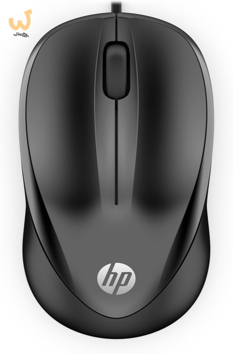 Mysz HP 1000 Wired Optical Mouse with 3 Buttons and 1000 DPI przewodowa czarna 4QM14AA Mysz HP 1000 Wired Optical Mouse with 3 Buttons and 1000 DPI przewodowa czarna 4QM14AA