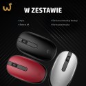 Mysz HP 240 Empire Red Bluetooth Mouse bezprzewodowa czerwono-czarna 43N05AA