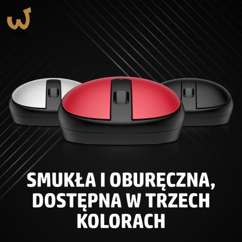 Mysz HP 240 Empire Red Bluetooth Mouse bezprzewodowa czerwono-czarna 43N05AA Mysz HP 240 Empire Red Bluetooth Mouse bezprzewodowa czerwono-czarna 43N05AA