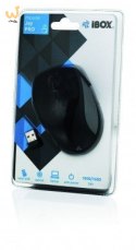 Mysz IBOX JAY PRO OPTYCZNA BEZPRZEWODOWA USB IMOS603 (optyczna; 1600 DPI; kolor czarny)