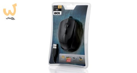 Mysz IBOX i005 LASEROWA PRZEWODOWA, USB IMLAF005 (laserowa; 1600 DPI; kolor czarny) Mysz IBOX i005 LASEROWA PRZEWODOWA, USB IMLAF005 (laserowa; 1600 DPI; kolor czarny)