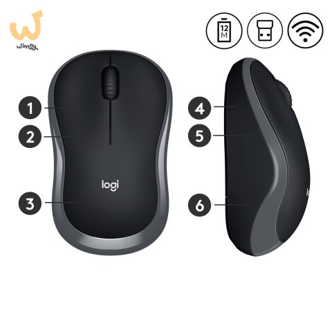 Mysz Logitech 910-002238 (optyczna; 1000 DPI; kolor szary) Mysz Logitech 910-002238 (optyczna; 1000 DPI; kolor szary)