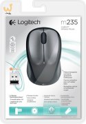 Mysz Logitech M235 910-002201 (optyczna; 800 DPI; kolor szary)