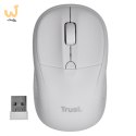 Mysz TRUST Primo Wireless Mouse matt white