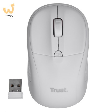 Mysz TRUST Primo Wireless Mouse matt white Mysz TRUST Primo Wireless Mouse matt white