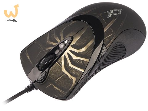 Mysz komputerowa A4 TECH Evo XGame Laser Oscar X747 Brown Fire A4TMYS29980 (laserowa; 3600 DPI; kolor brązowy) Mysz komputerowa A4 TECH Evo XGame Laser Oscar X747 Brown Fire A4TMYS29980 (laserowa; 3600 DPI; kolor brązowy)